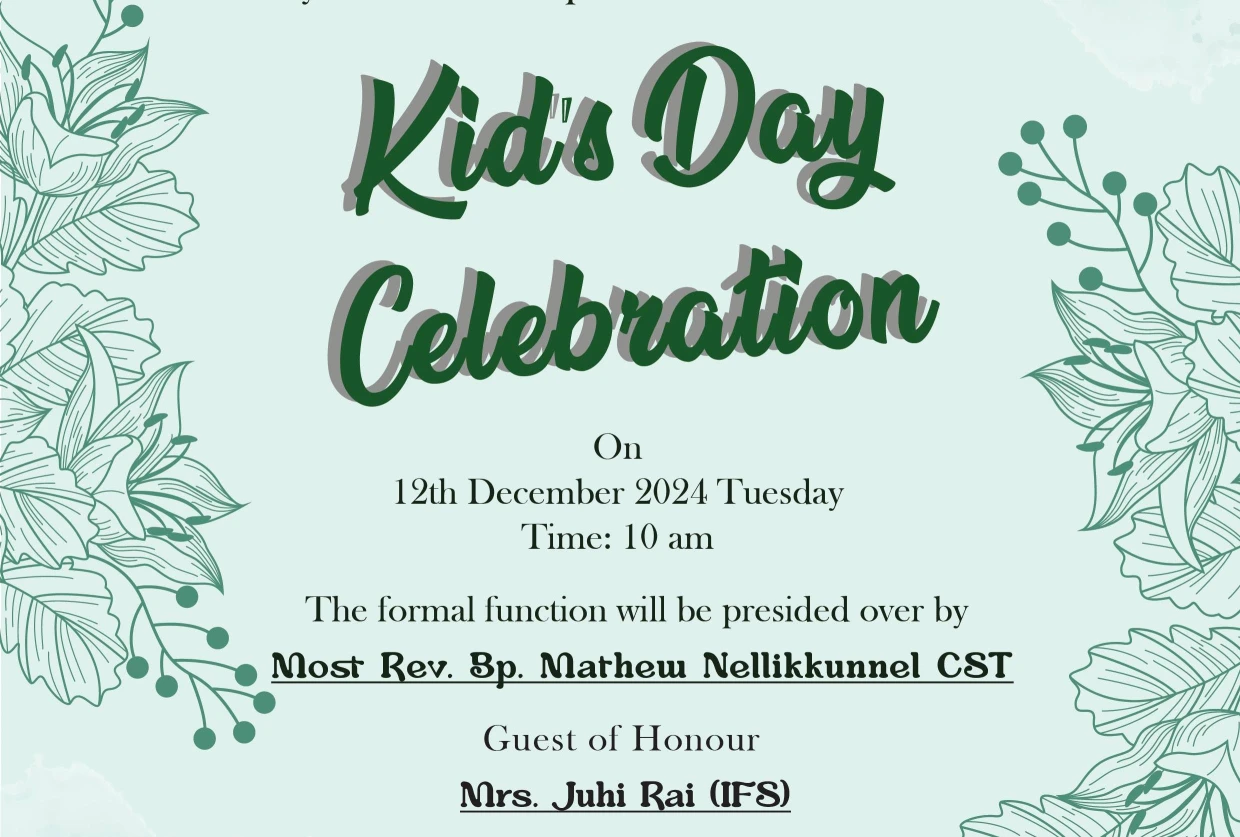 Kid's Day Celebration 12th Dec 2024